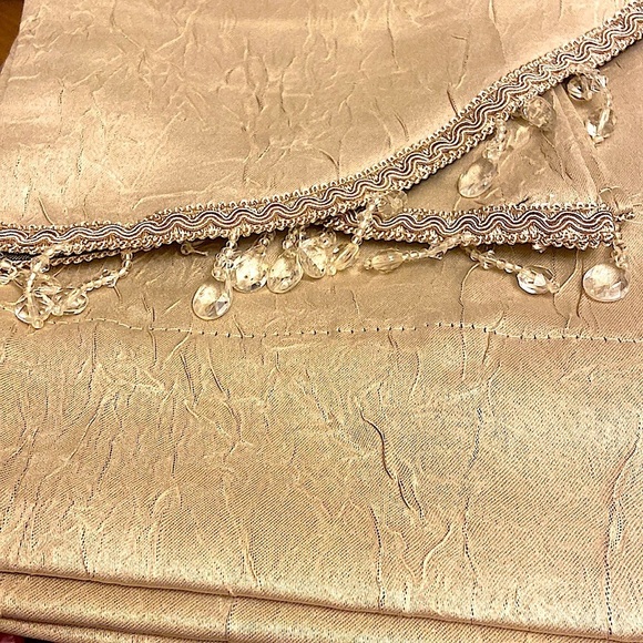 Home Expression Cassidy Blackout 72” Length Curtains Set With Scalloped Valance - Picture 7 of 9